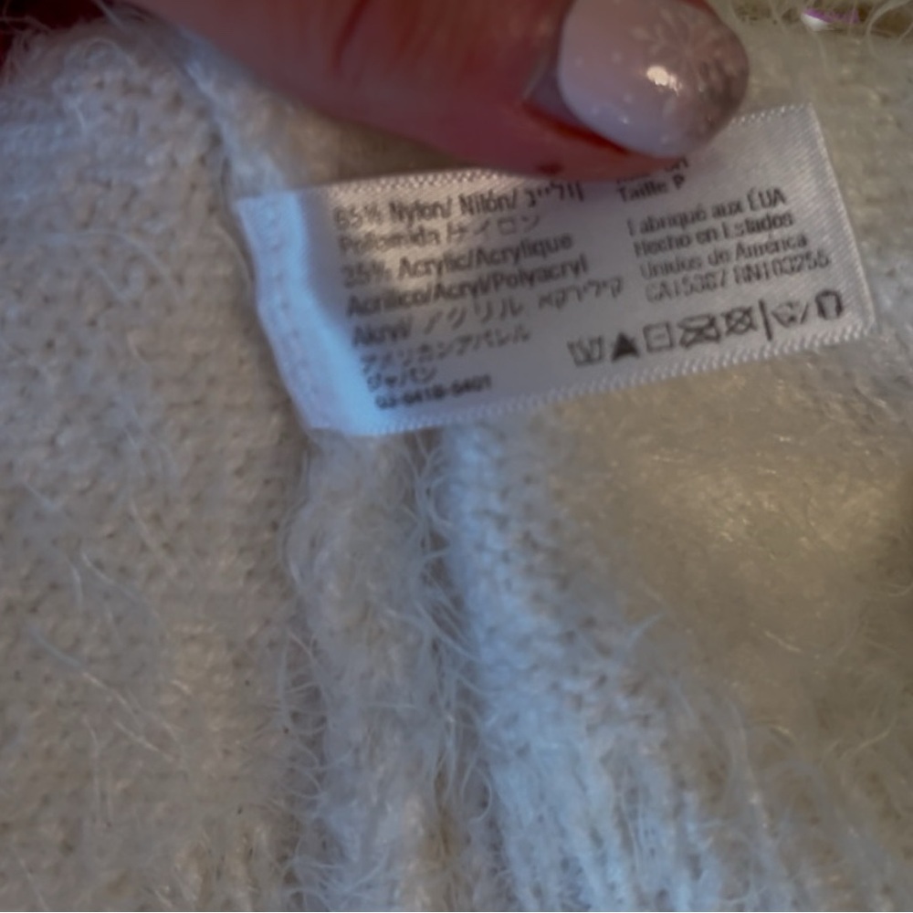 American Apparel fuzzy cropped top - Picture 12 of 14